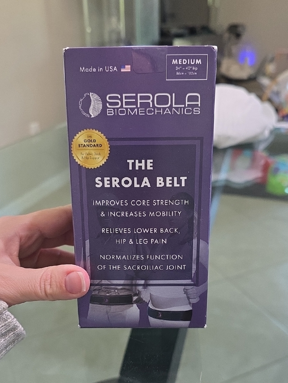 The Serola Belt - Purple (Medium)